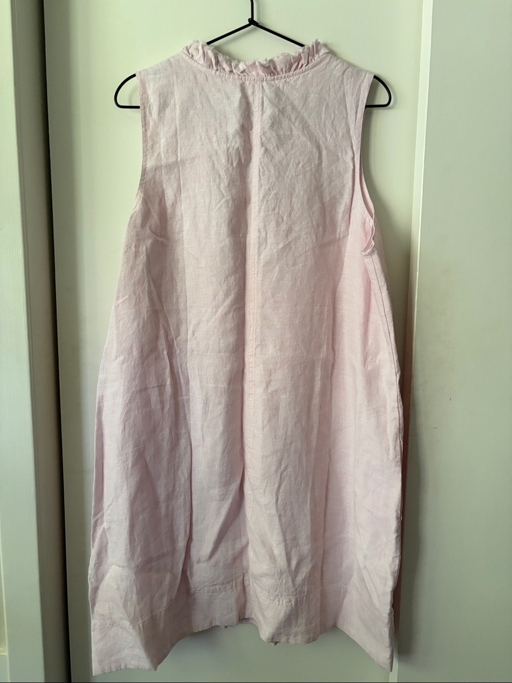 NWT Tommy Bahama Touch of Pink Ruffle Linen Dress; sleeveless, feminine, size XL - Picture 8 of 8